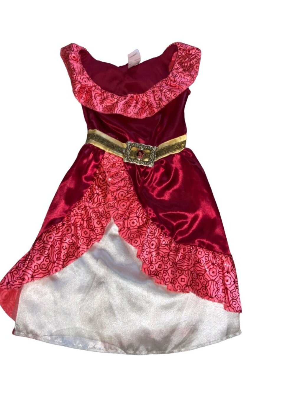 Disney Princess Elena of Avalor Girls Red Dress Up Costume 4-6X by Jakks - Picture 5 of 12